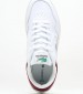 Men Casual Shoes Lineset.2231 White Leather Lacoste