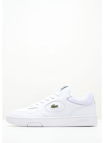 Γυναικεία Παπούτσια Casual Lineset1 Άσπρο Δέρμα Lacoste