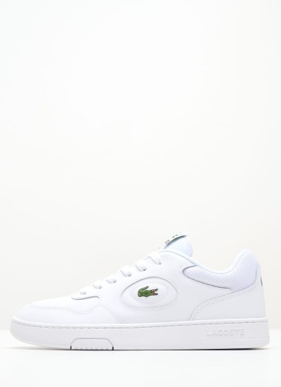 Γυναικεία Παπούτσια Casual Court.Zero Μπεζ Δέρμα Lacoste