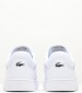 Women Casual Shoes Lineset1 White Leather Lacoste