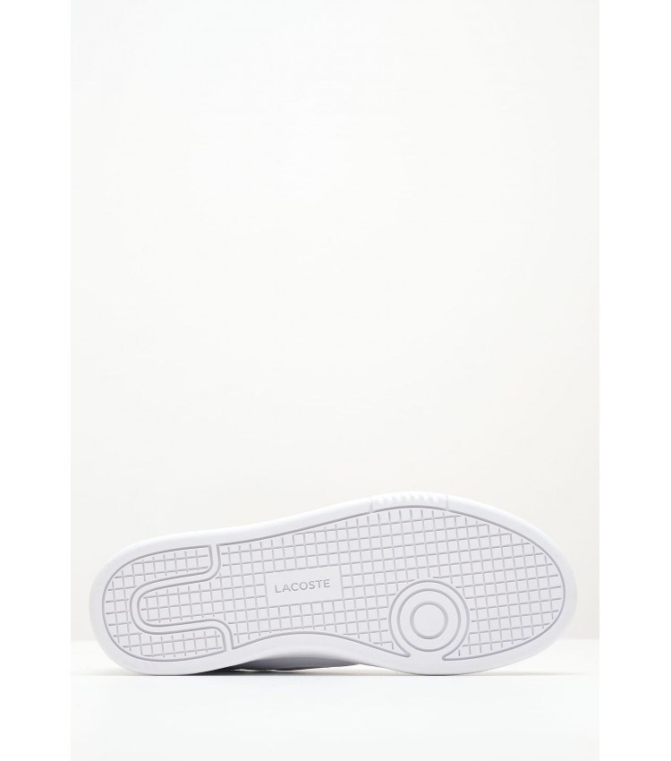 Women Casual Shoes Lineset1 White Leather Lacoste