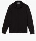 Men T-Shirts PH2481 Black Cotton Lacoste