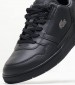 Ανδρικά Παπούτσια Casual T.Clip4 Μαύρο Δέρμα Lacoste