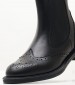 Women Boots 95L7 Black Leather Frau