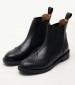 Women Boots 95L7 Black Leather Frau