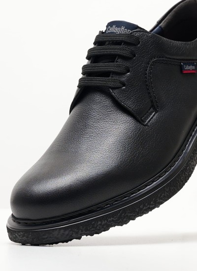 Men Shoes 12300 Black Leather Callaghan