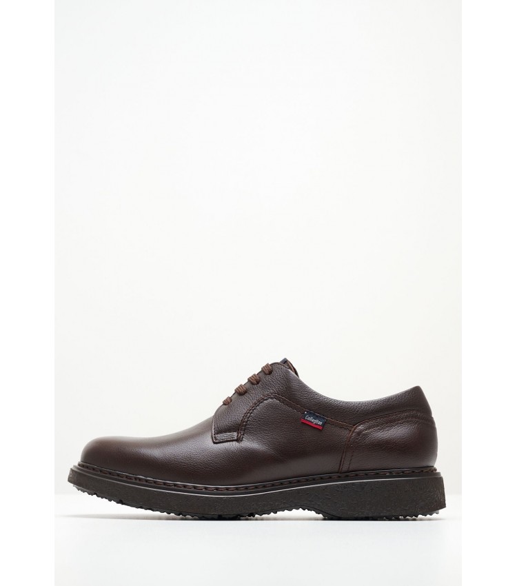 Men Shoes 12300 Brown Leather Callaghan