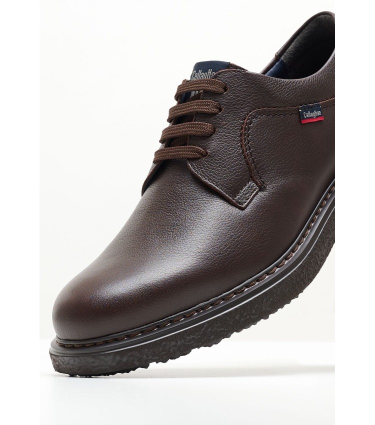 Men Shoes 12300 Brown Leather Callaghan