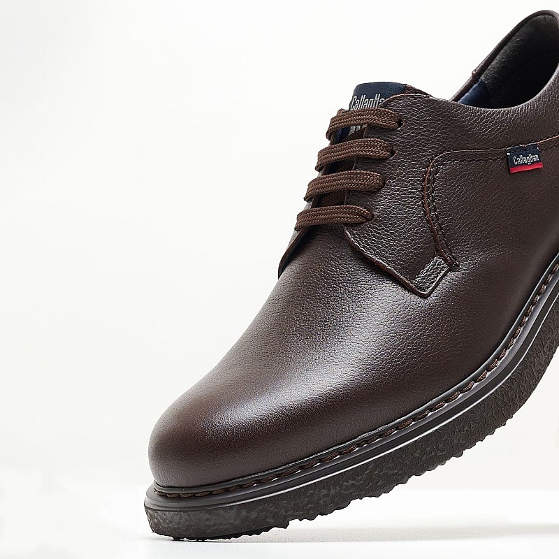 Men Shoes 12300 Brown Leather Callaghan