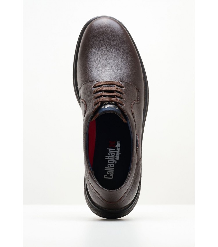 Men Shoes 12300 Brown Leather Callaghan