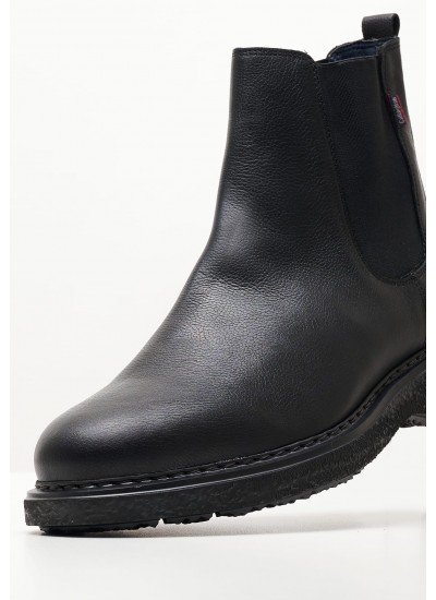 Men Boots 12306 Black Leather Callaghan