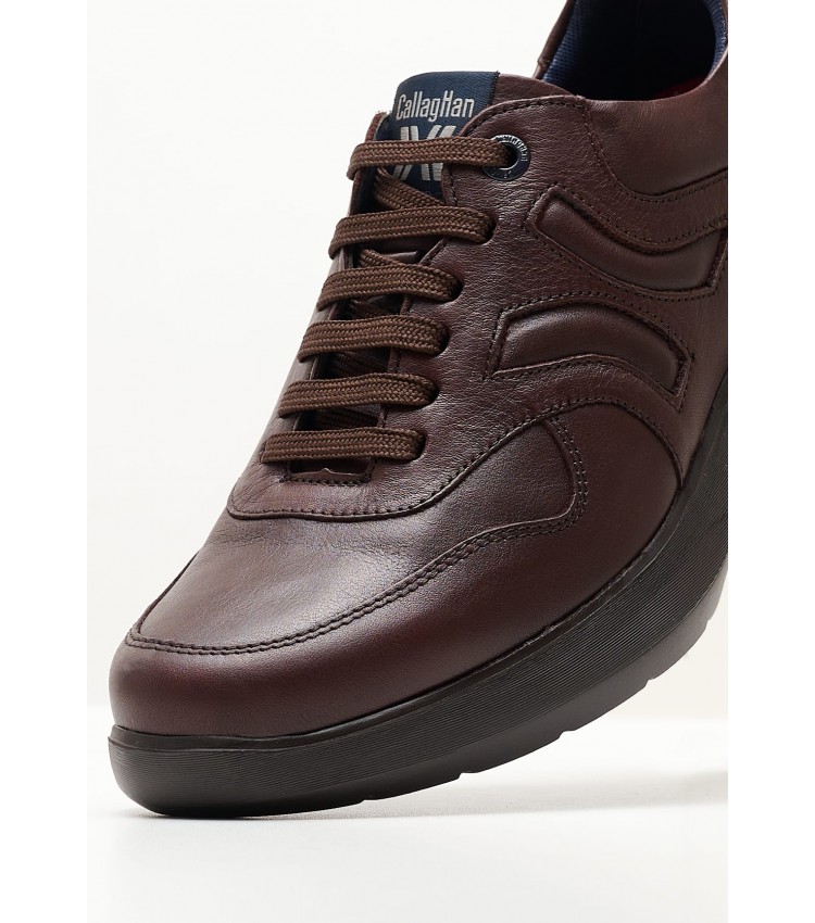 Men Casual Shoes 16605 Brown Leather Callaghan