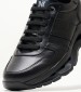 Men Casual Shoes 17824 Black Leather Callaghan