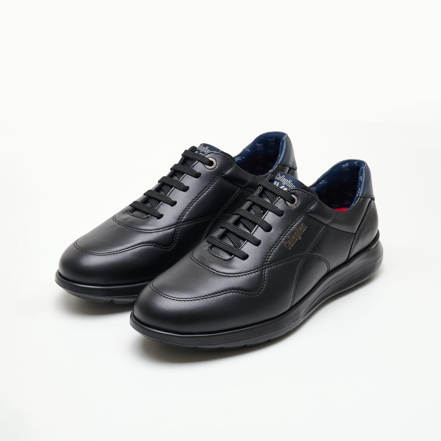 Ανδρικά Παπούτσια Casual 42612 Μαύρο Δέρμα Callaghan Casual - Sneakers Callaghan 42612-Black