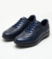 Men Casual Shoes 42612 Blue Leather Callaghan