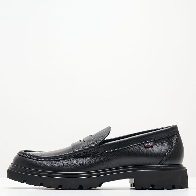 Men Moccasins 48113 Black Leather Callaghan