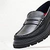 Men Moccasins 48113 Black Leather Callaghan Men Moccasins 48113 Black Leather Callaghan