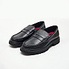 Men Moccasins 48113 Black Leather Callaghan Men Moccasins 48113 Black Leather Callaghan