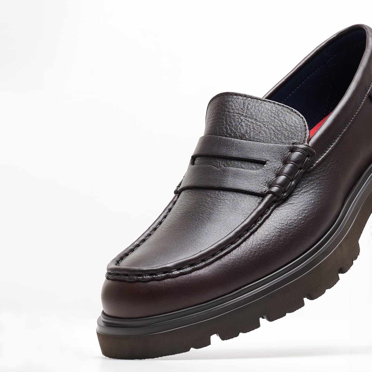 Men Moccasins 48113 Brown Leather Callaghan