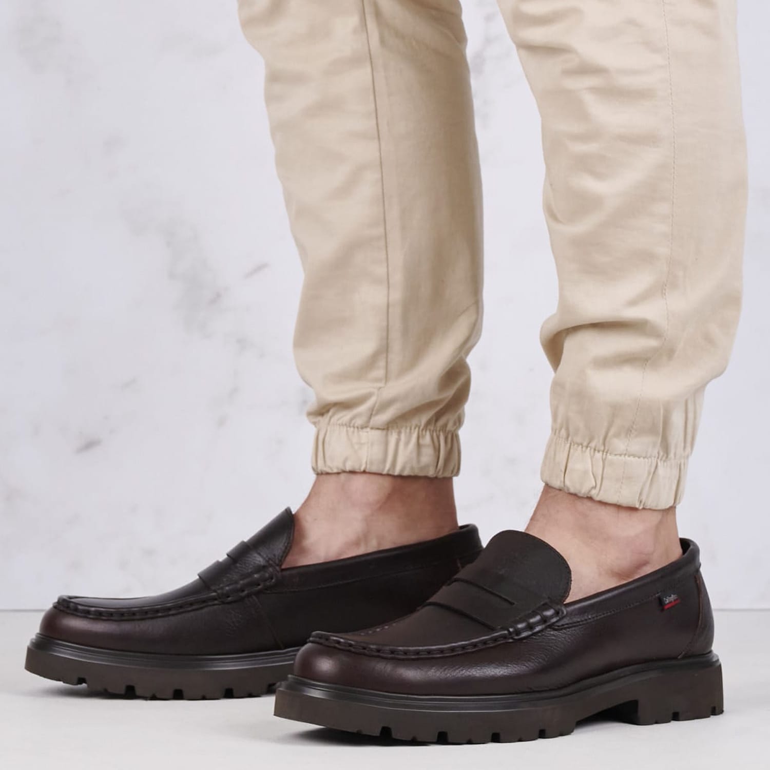 Men Moccasins 48113 Brown Leather Callaghan Men Moccasins 48113 Brown Leather Callaghan