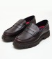 Men Moccasins 48113 Brown Leather Callaghan
