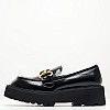 Women Moccasins Skooled.Platform Black Patent Leather Jeffrey Campbell Women Moccasins Skooled.Platform Black Patent Leather Jeffrey Campbell