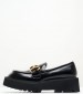 Women Moccasins Skooled.Platform Black Patent Leather Jeffrey Campbell