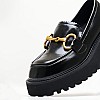 Women Moccasins Skooled.Platform Black Patent Leather Jeffrey Campbell Women Moccasins Skooled.Platform Black Patent Leather Jeffrey Campbell