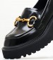 Women Moccasins Skooled.Platform Black Patent Leather Jeffrey Campbell