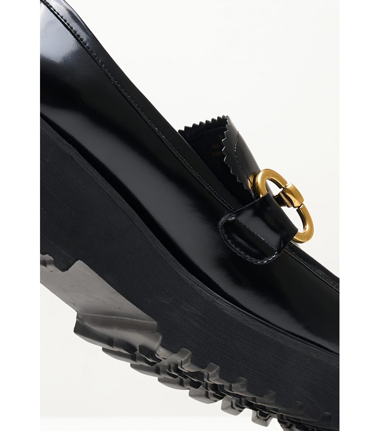 Women Moccasins Skooled.Platform Black Patent Leather Jeffrey Campbell