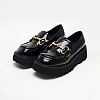 Women Moccasins Skooled.Platform Black Patent Leather Jeffrey Campbell Women Moccasins Skooled.Platform Black Patent Leather Jeffrey Campbell