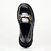 Women Moccasins Skooled.Platform Black Patent Leather Jeffrey Campbell Women Moccasins Skooled.Platform Black Patent Leather Jeffrey Campbell