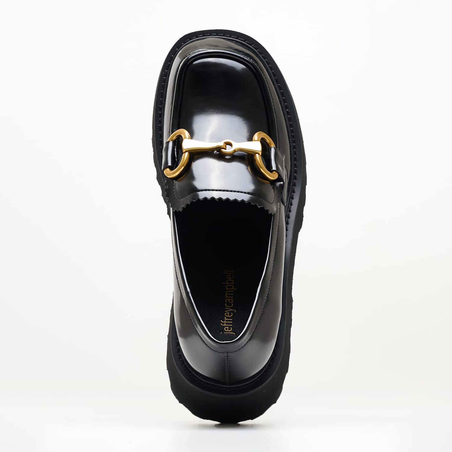 Women Moccasins Skooled.Platform Black Patent Leather Jeffrey Campbell Women Moccasins Skooled.Platform Black Patent Leather Jeffrey Campbell