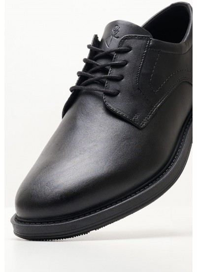 Men Shoes 13200 Black Leather Marco Tozzi