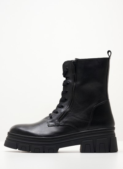 Women Boots 25100 Black Leather Marco Tozzi