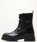 Women Boots 25261 Black Leather Marco Tozzi