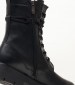 Women Boots 25286 Black Leather Marco Tozzi