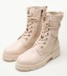Women Boots 25286 Beige Leather Marco Tozzi
