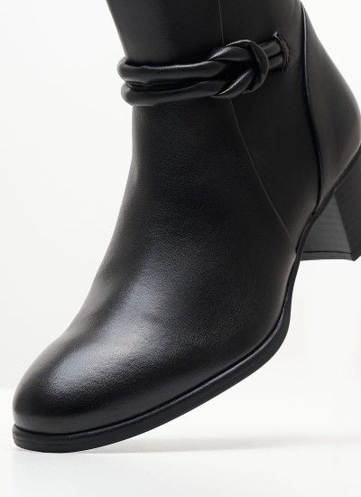 Women Boots 25100 Black Leather Marco Tozzi