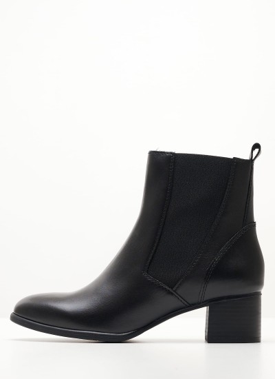 Women Boots 25100 Black Leather Marco Tozzi