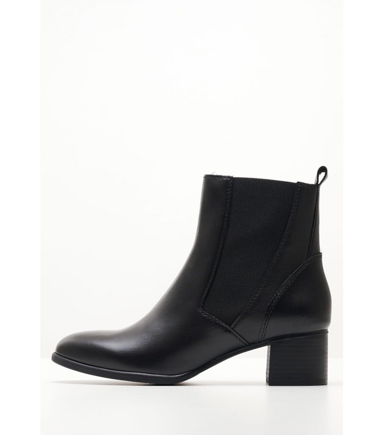 Women Boots 25306 Black Leather Marco Tozzi