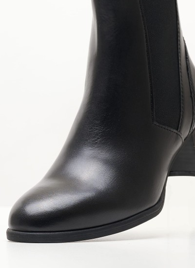 Women Boots 25100 Black Leather Marco Tozzi