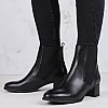 Women Boots 25306 Black Leather Marco Tozzi Women Boots 25306 Black Leather Marco Tozzi