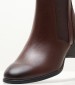 Women Boots 25306 Brown Leather Marco Tozzi