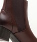 Women Boots 25306 Brown Leather Marco Tozzi