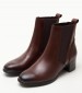 Women Boots 25306 Brown Leather Marco Tozzi