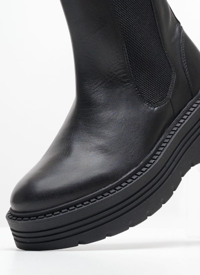 Women Boots 25427 Black Leather Marco Tozzi