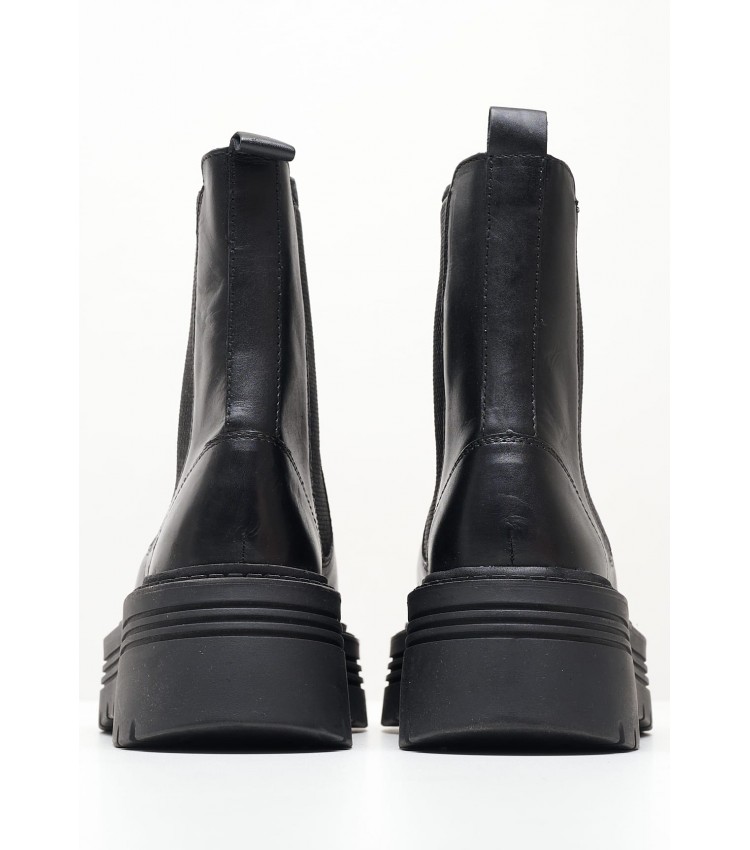 Women Boots 25427 Black Leather Marco Tozzi