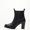 Women Boots 25447.24 Black Leather Marco Tozzi Women Boots 25447.24 Black Leather Marco Tozzi