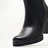 Women Boots 25447.24 Black Leather Marco Tozzi Women Boots 25447.24 Black Leather Marco Tozzi
